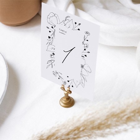 Table numbers