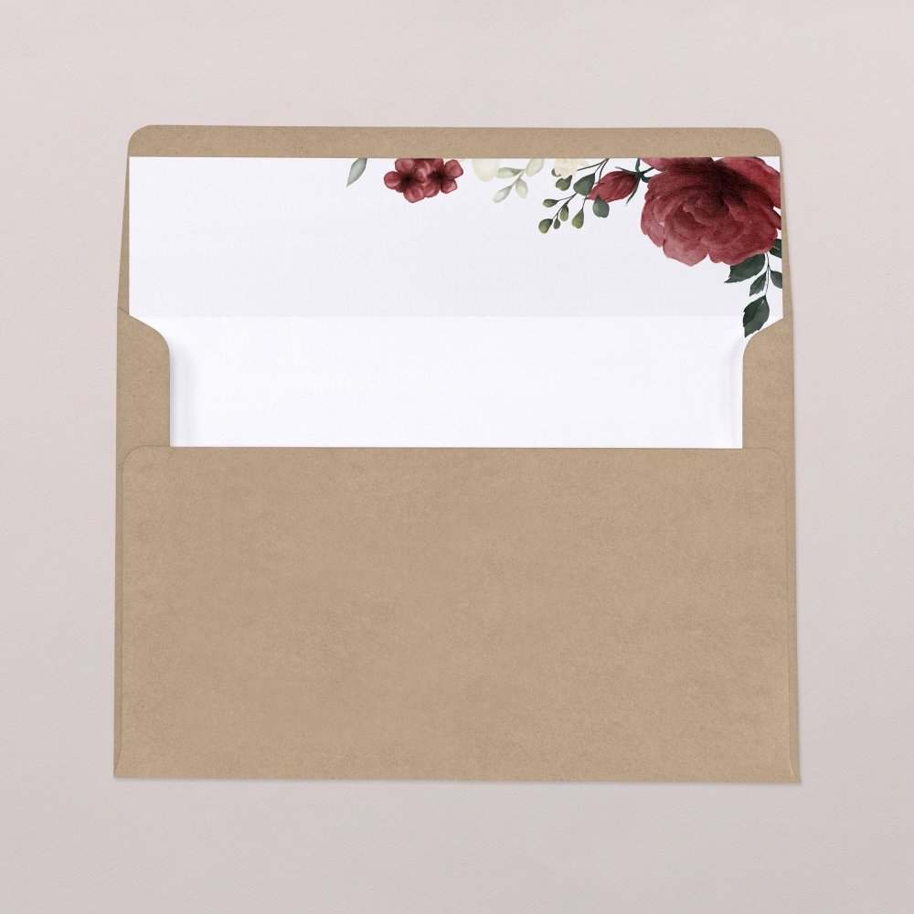 Envelope liners