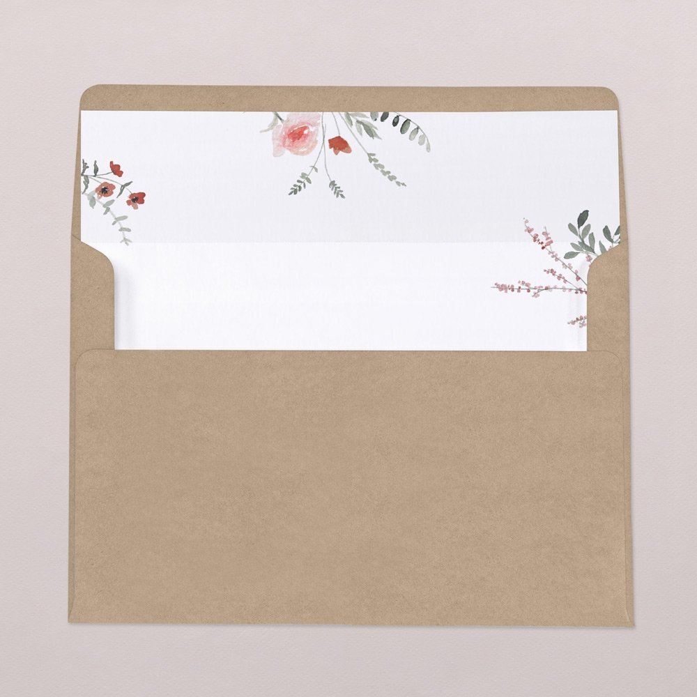 Envelope liners