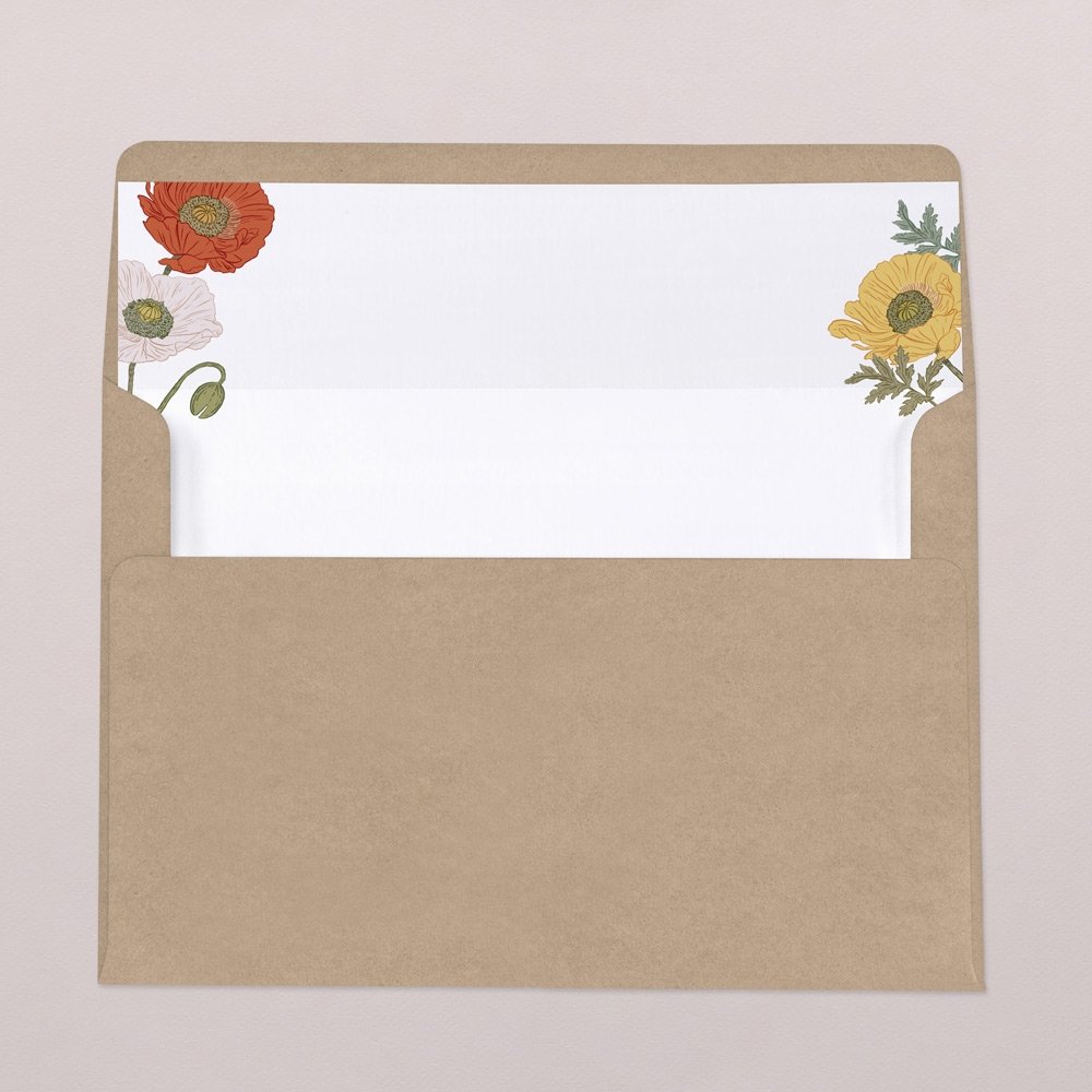 Envelope liners