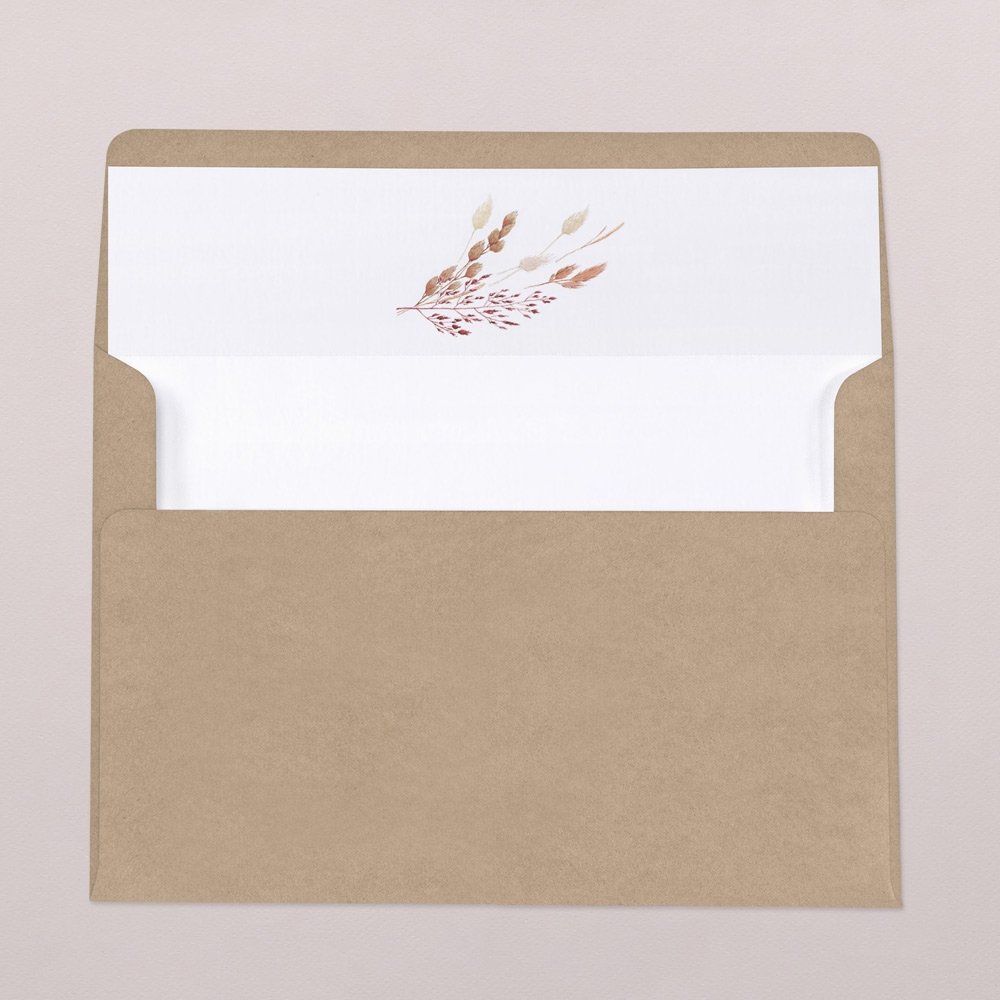 Envelope liners