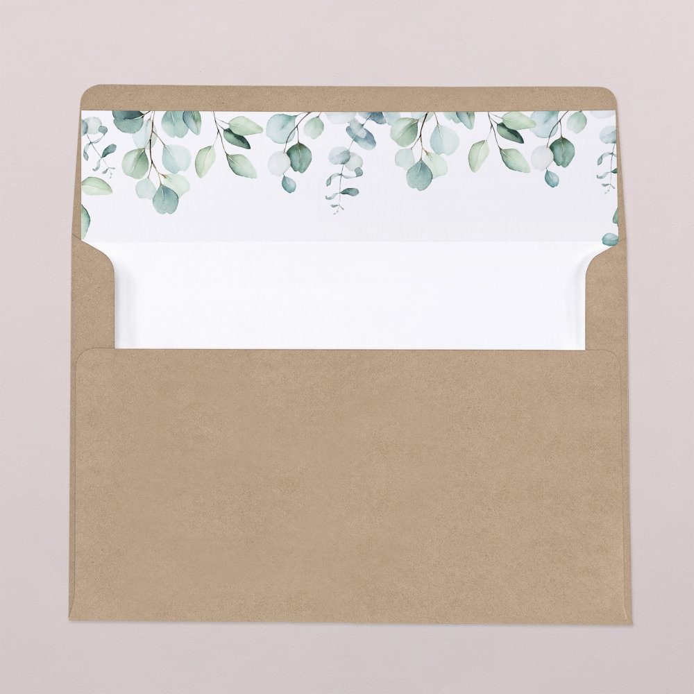 Envelope liner