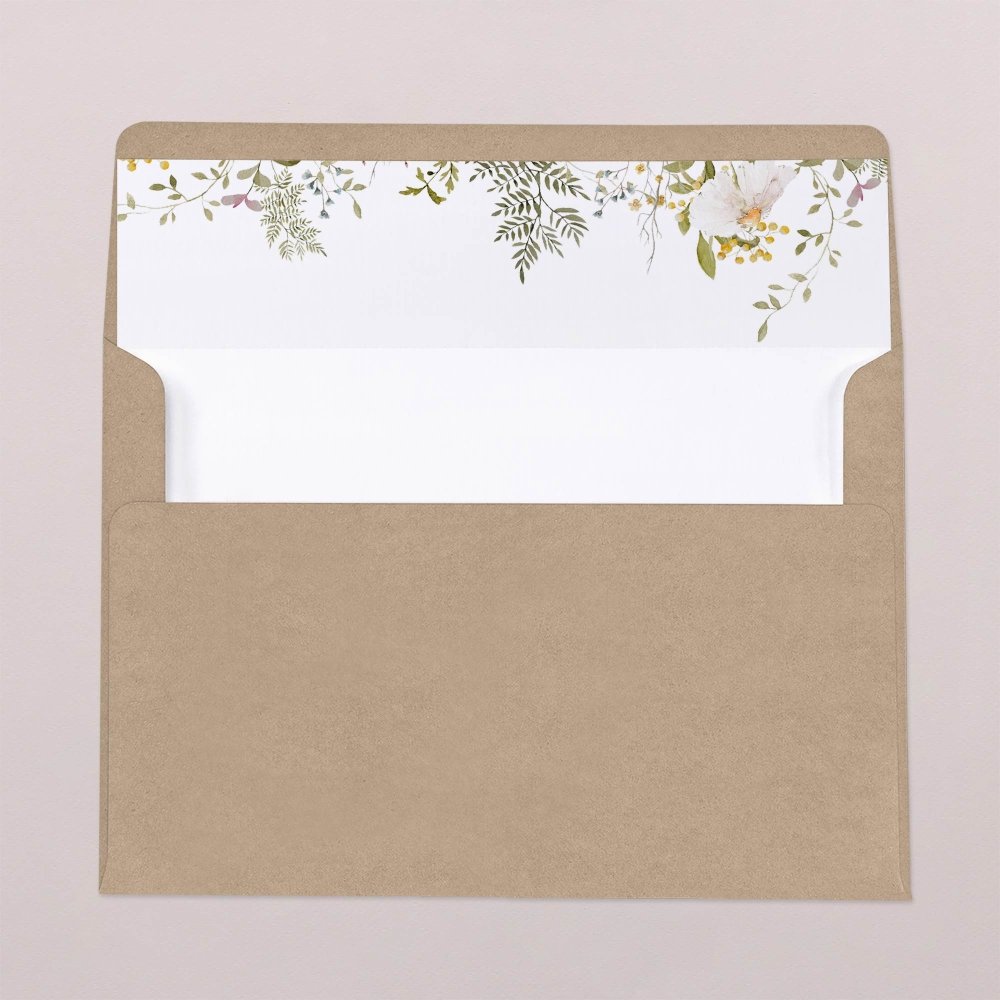 Envelope liners