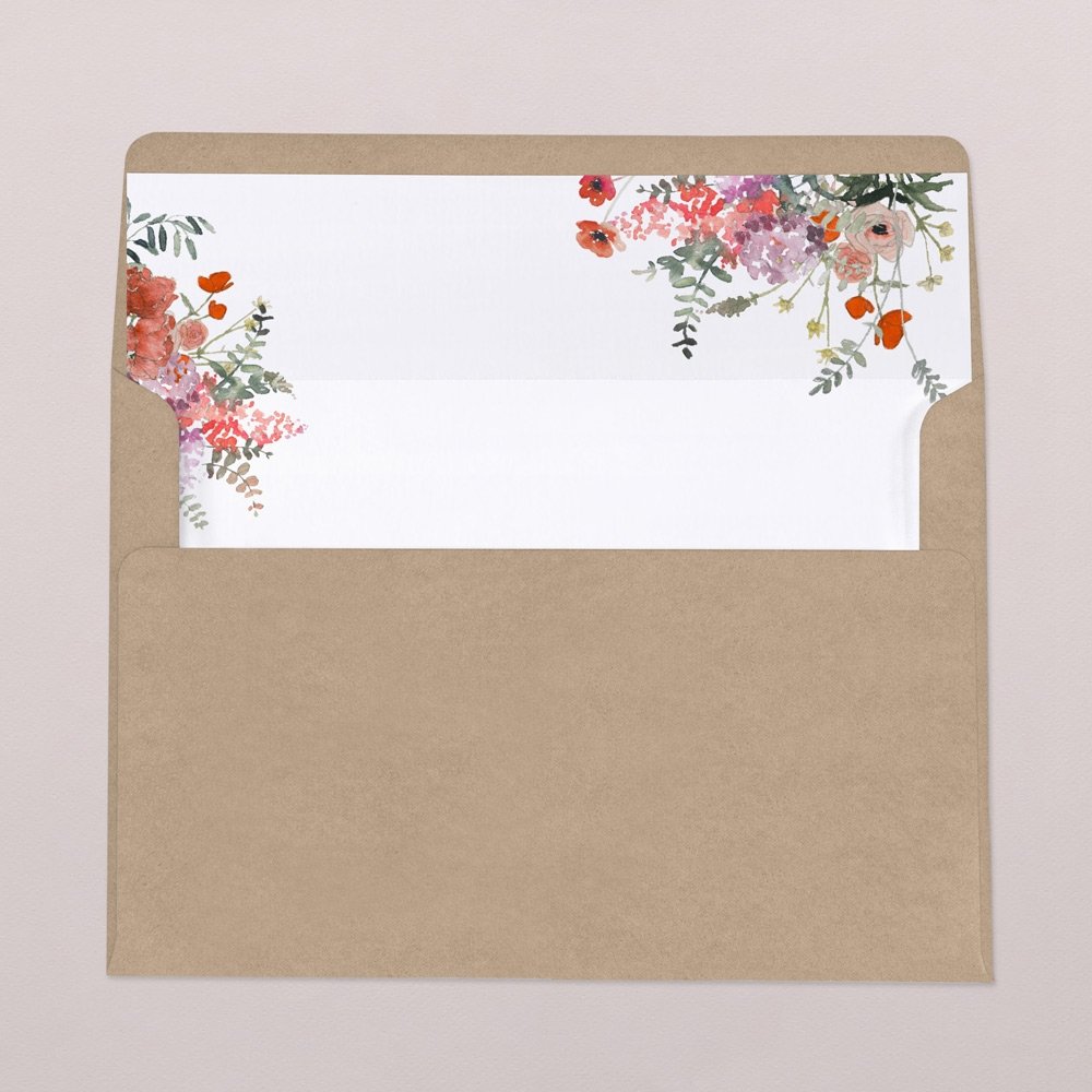 Envelope liners