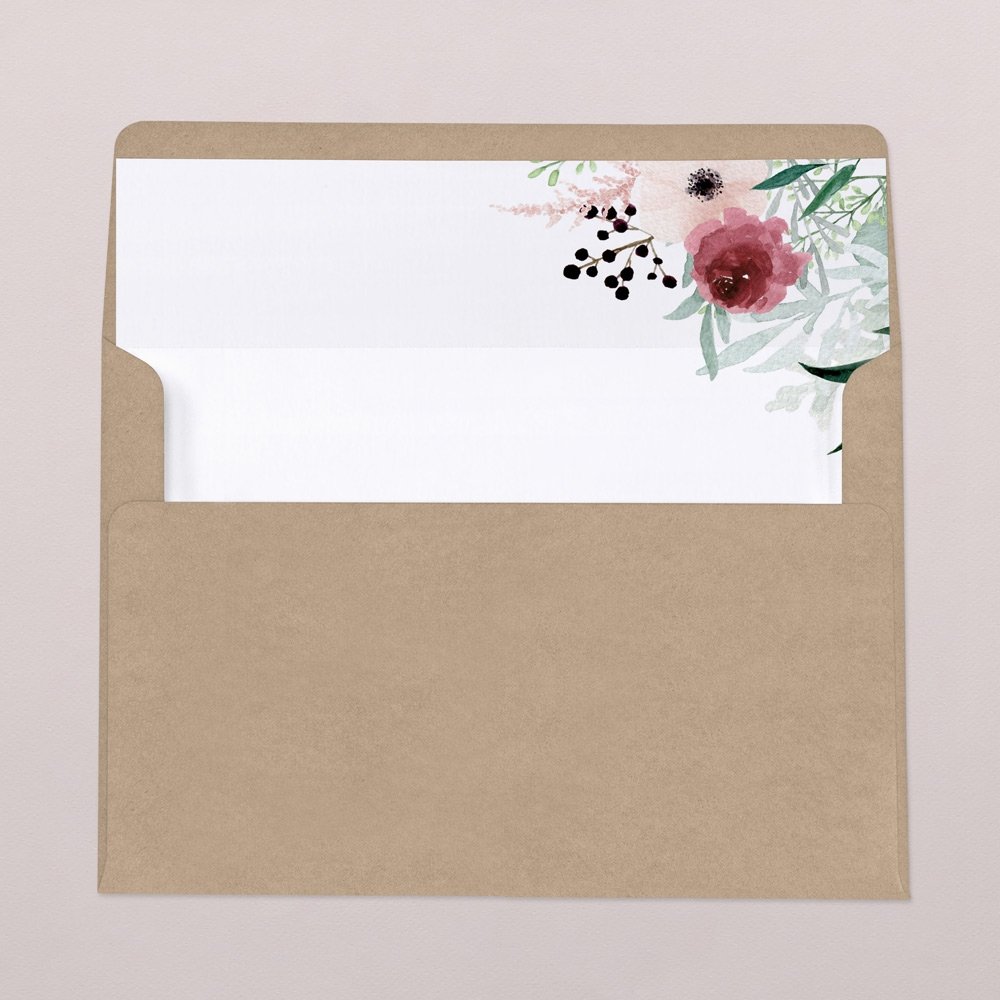 Envelope liners