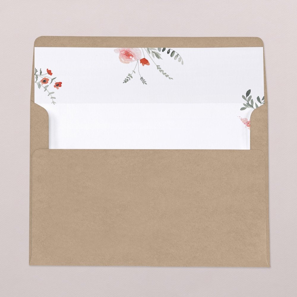 Envelope liners