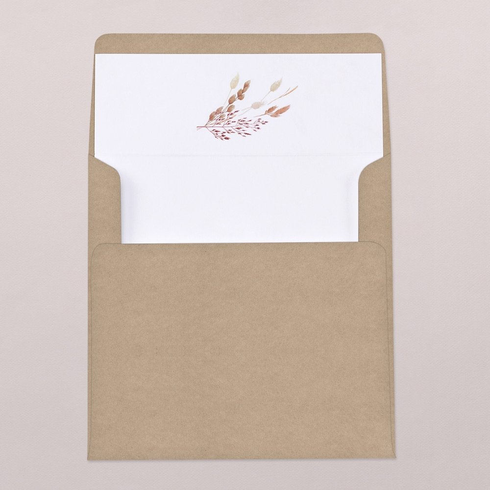 Envelope liners