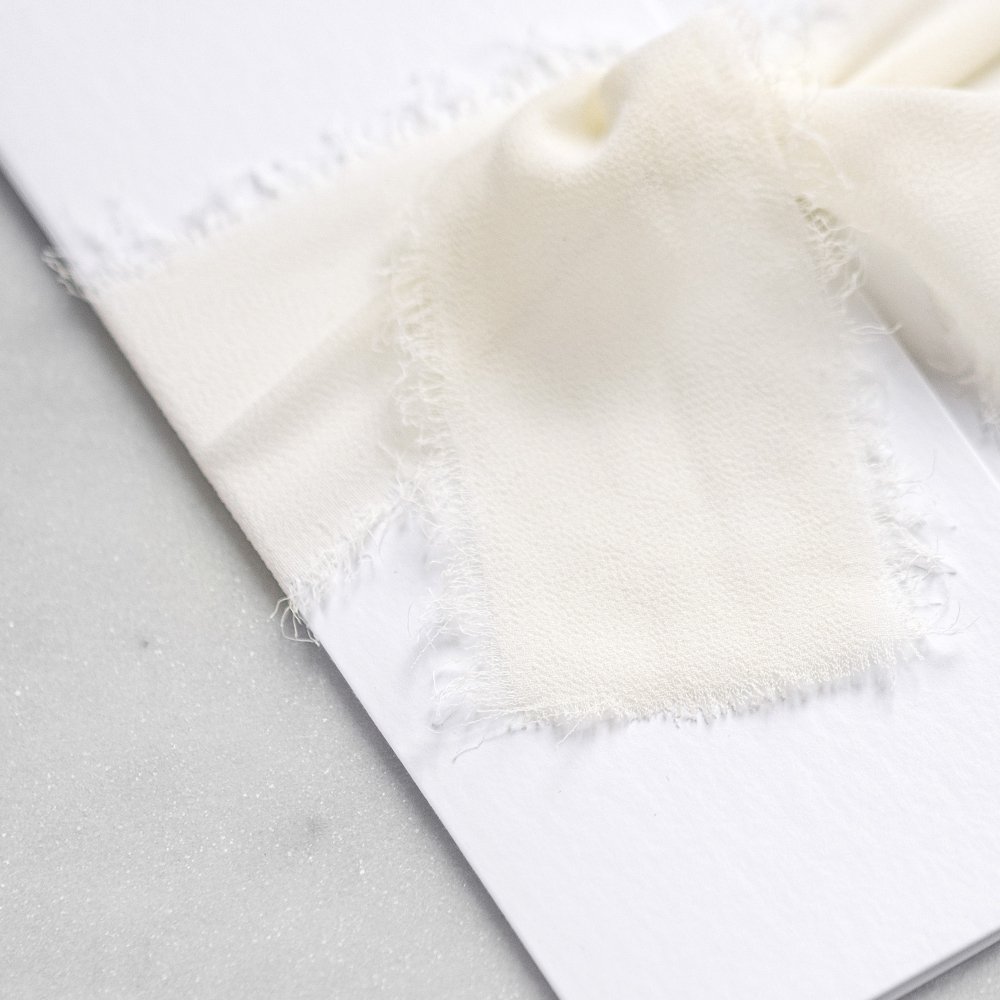 Frayed ribbon 45cm