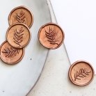 Copper plate wax seals 3cm