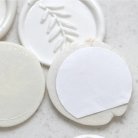 White wax seals 3cm