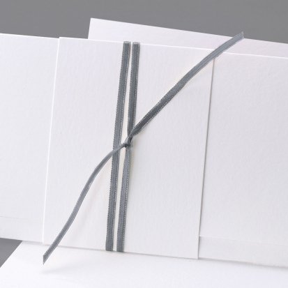 Ruban Satin gris foncé 90 cm