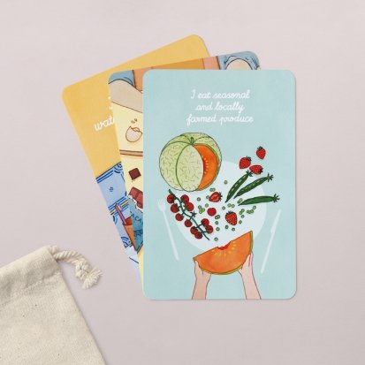 Good habit cards to save the planet