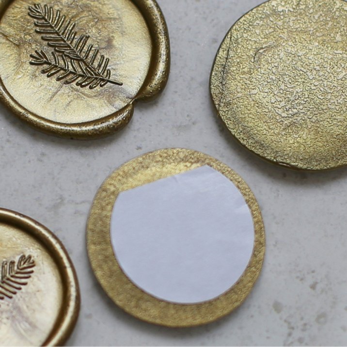 Golden wax seals 3cm