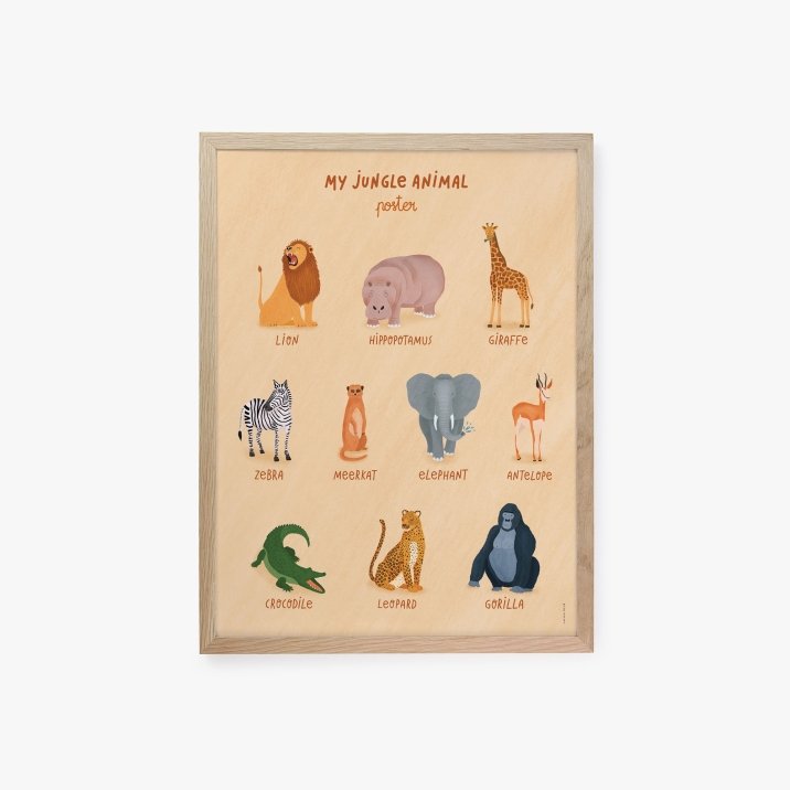 Jungle animals cards