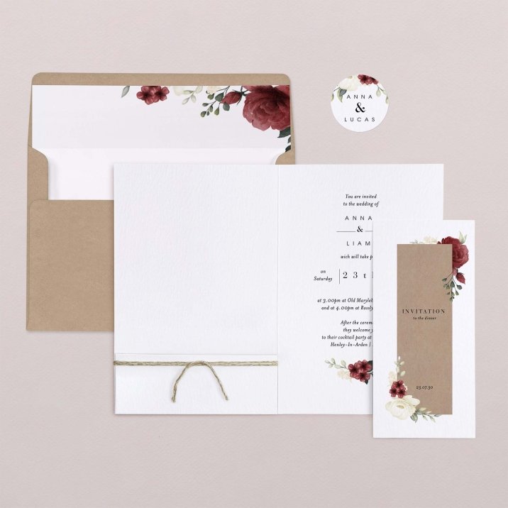 Burgundy-Peonies