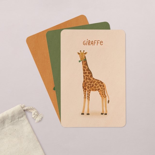 Jungle animals cards
